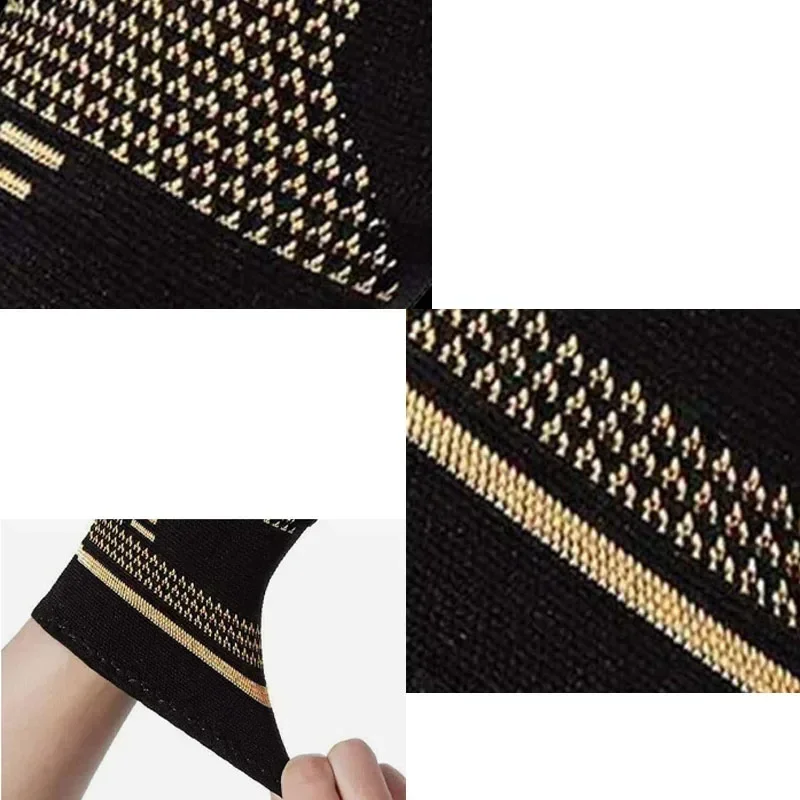 Wrist Brace Wrist Guard Compression Gloves Wrist Support Band Wrist Support 1Pc Copper Professional Wristband Sports Safety Compression Gloves Wrist Guard Arthritis Brace Sleeve Support Elastic Palm hand