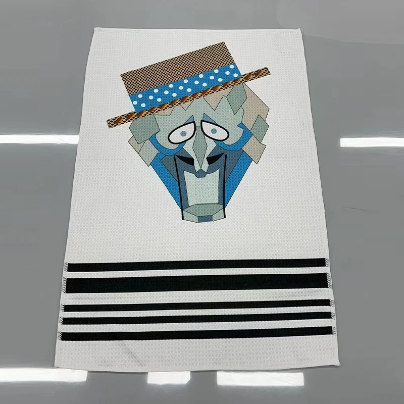 Cotton Towel Face Towel Thickened Towel Christmas Printed Cotton Fiber Hand Towel Home Bathroom Wash Face Set