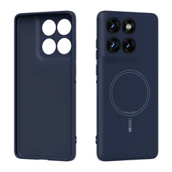 Enhanced Liquid Silicone Magnetic Soft Phone Case - Comfortable Hand Feel for Motorola Edge and Moto Series (Blue)