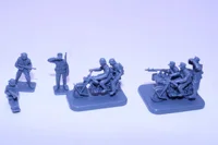 1/72 Die-cast Resin Italian Story RI Soldier 6121 Motorcycle Soldier 2