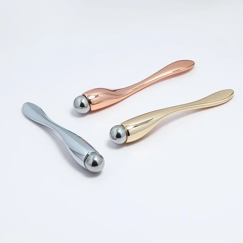 

Eye Cream Stick Roller Guide Stick Gold Eye Massage Stick Double Head Cream Spoon Magnetic Ball Eye Cream Massage