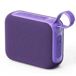 Enhanced Bass Waterproof Bluetooth Speaker - 10W Portable Outdoor Wireless Speaker with 30 - Hour Playtime (PURPLE)