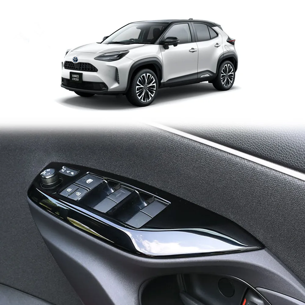 

4 шт., декоративные наклейки для автомобильного интерьера, Toyota Yaris Cross