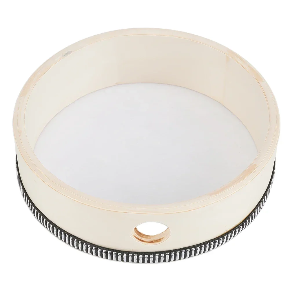 4/6/8/10 Inch Hand Held Drum Tambourine Drum Metal Jingles Percussion Musical Instrument Toys For KTV Party Kids Games