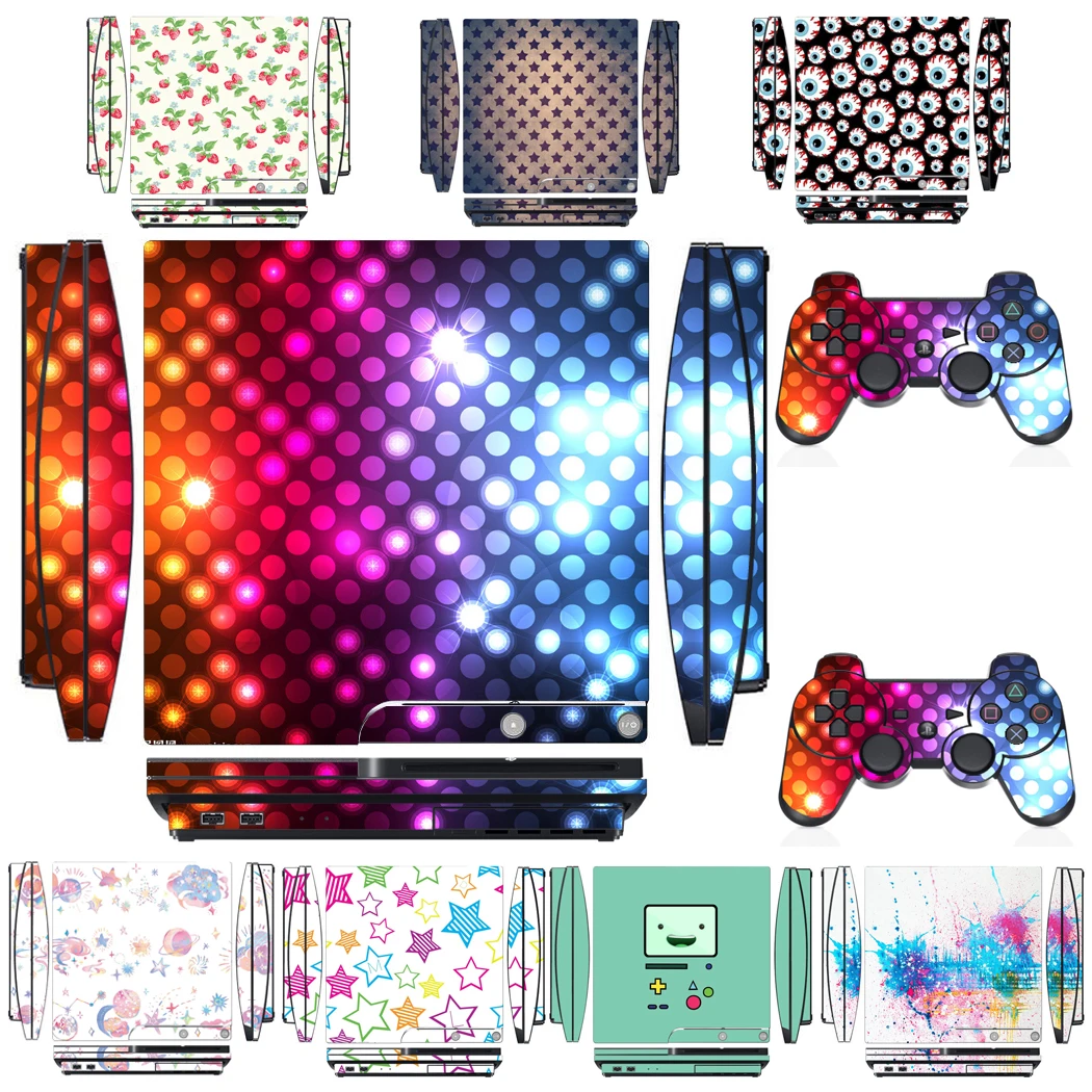 2151 Vinyl Skin Sticker Protector Per Sony Ps3 Slim Playstation 3 Slim E 2 Adesivi Per Pelli Controller