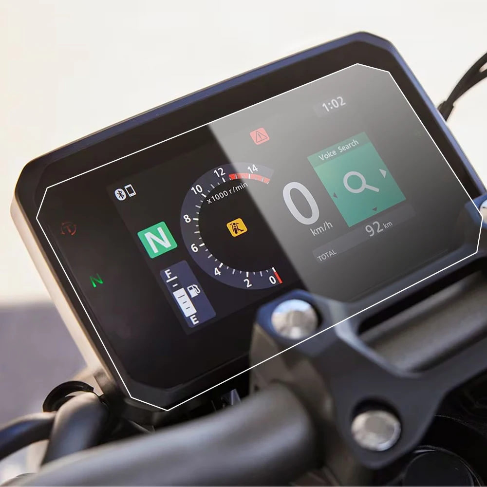 Motorcycle Screen Protector For Honda CB500R CB650R CBR650R Motorcycle Accessoires Scratch Cluster Screen Dashboard Protection Instrument Film