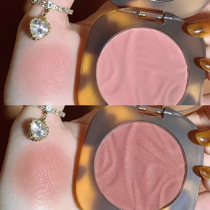JOOCYEE Amber Blush Palette Lasting and Easy To Apply Cheeks Brightening Contour Finishing Natural Peach Korean Makeup