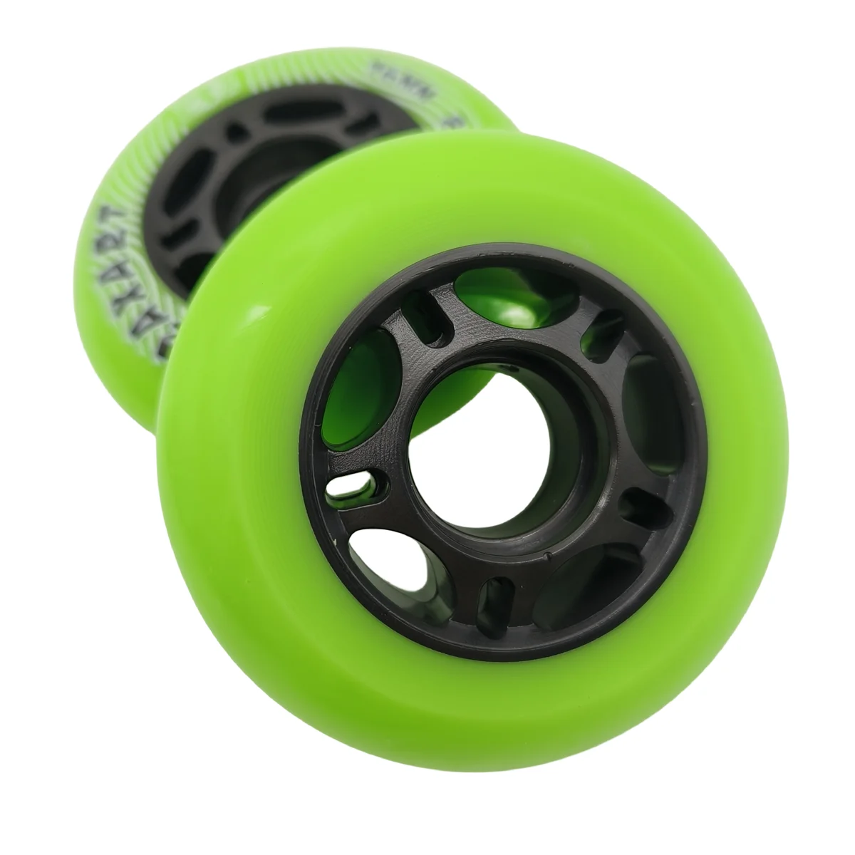 Inline skate wheel roller wheel green 76mm 83A 8wheels/lot