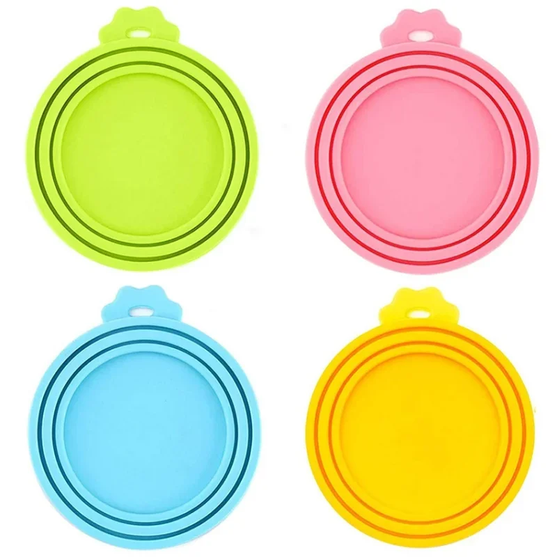 Reusable Silicone Pet Can Lid - Keeps Food Fresh and Odor-Free