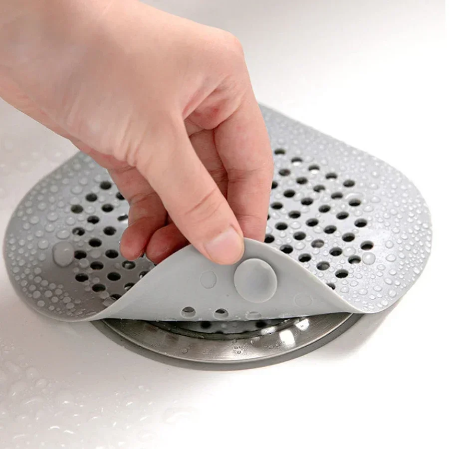 Sink Filter Sink Strainer Shower Drain Catcher Floor Drain Filter Hair Drain Catcher Hair Drain Filter Floor Drain Hair Catcher Drain Hair Catcher Floor Drain Hair Filter Washbasin Plug Shower Supplies Bathroom Floor Drain Hair Catcher Stoppers Plug Sink Strainer Anti-blocking Washbasin Drain Cover Filters