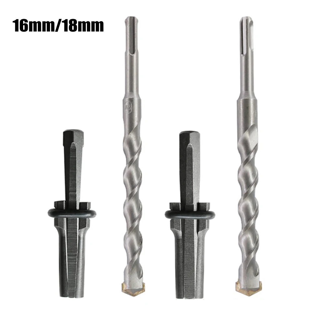 2pcs Rock Stone Splitters With 10mm SDS-PLUSDrill Bit Metal Plug Wedges Concrete Rock Splitters Stone Splitting Tool Drilling 13pcs m35 cobalt drill bit set precision casting metric twist drill bits with straight shank for concrete brick stone granite