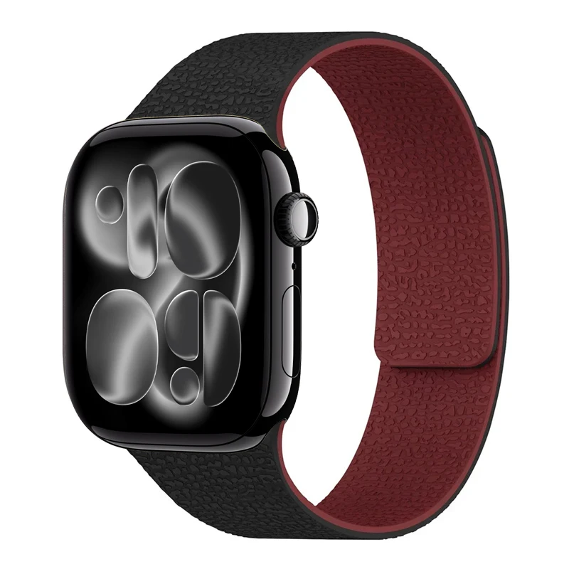 ตัวเลือกสินค้า สายรัดข้อมือซิลิโคนยืดหยุ่นสำหรับ Apple Watch ทุกรุ่น