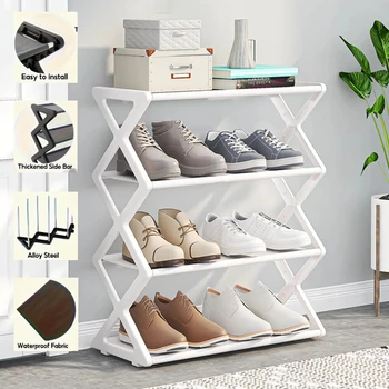 4-Tier Foldable Shoe Rack 1