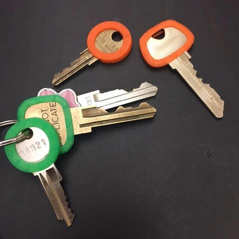 Key Organizer 1/10/20/30pcs Bright Colors Hollow Silicone
