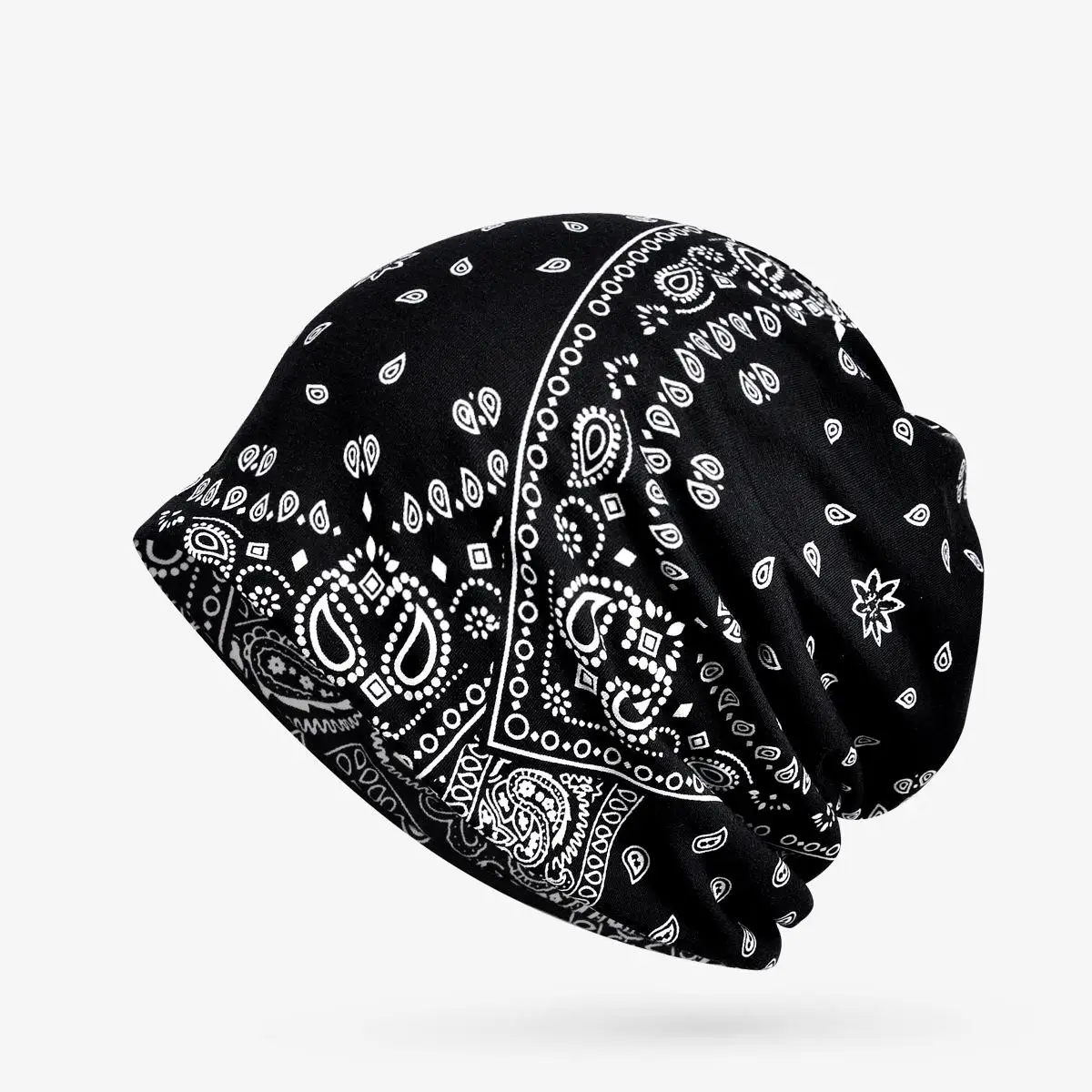 COKK Hats Beanies For Men Women Unisex Spring Summer Beanie Cotton Double Layer Elastic Bonnet Hip Hop Baggy Cap Male Female New