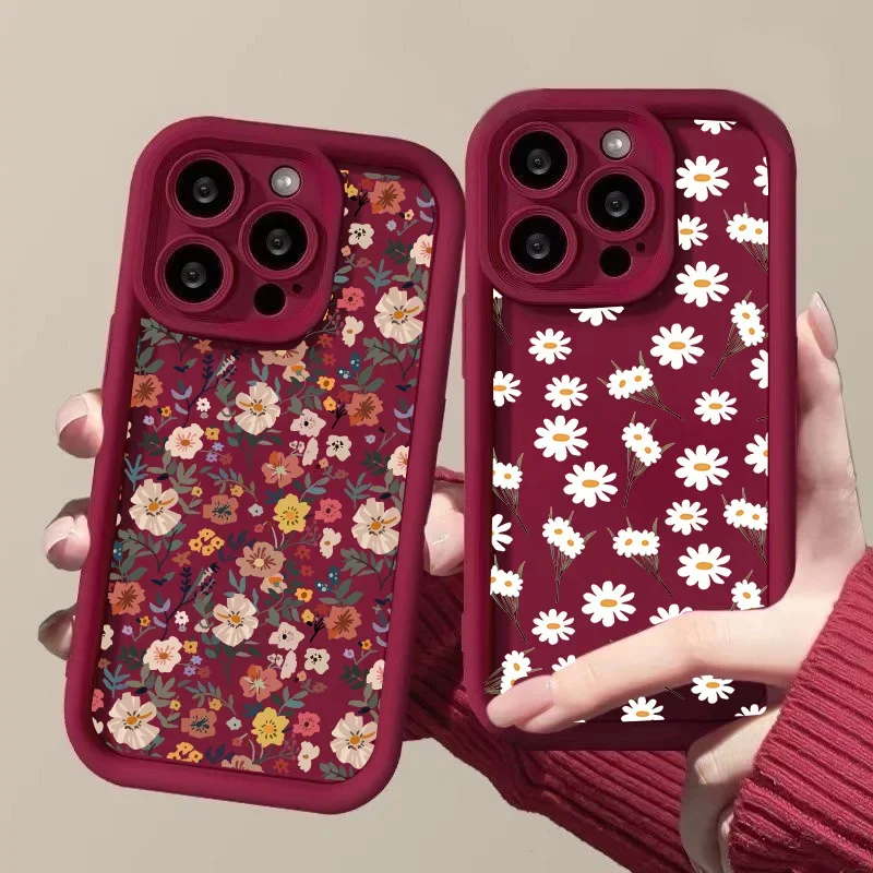 Chic Daisy Flower Full Protection Phone Case