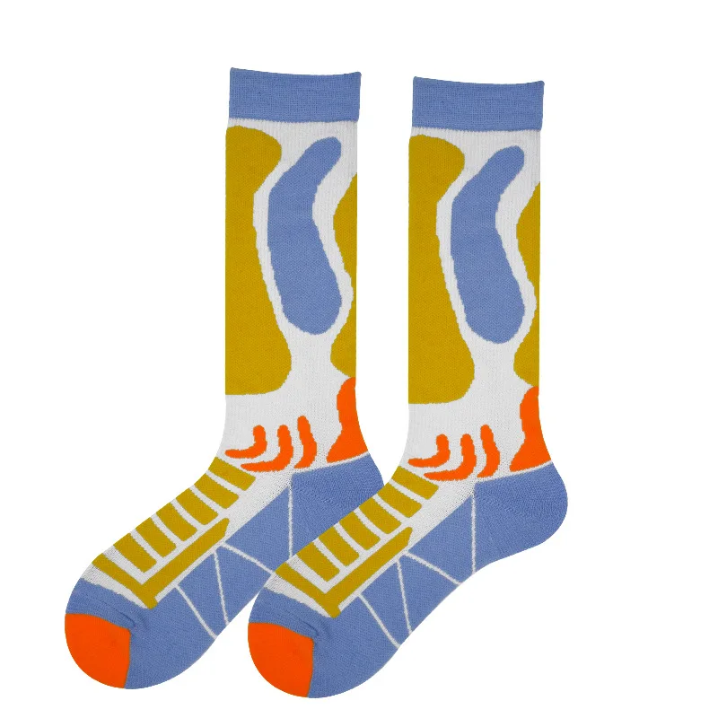 

New Wool Socks Outdoor Thickened Sports Ski Socks Single Board Skateboard Hiking Breathable Quick Drying Socks