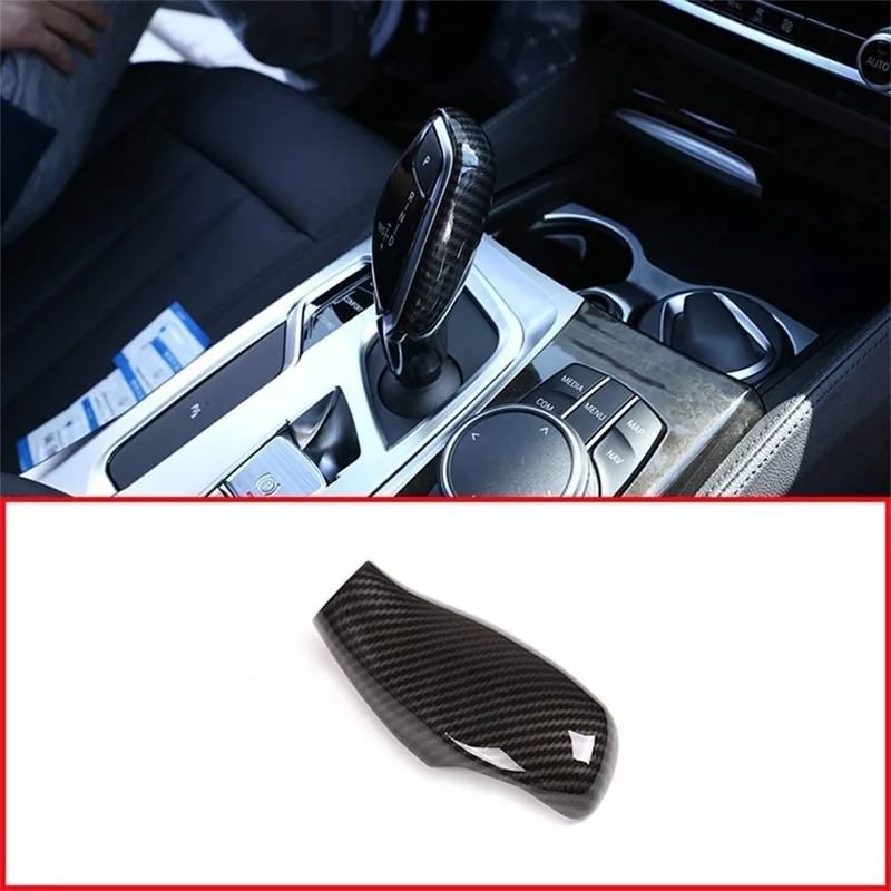 

For BMW 5 6 7 Series G11 G12 G30 2018 2019,for BMW X3 X4 G01 G02 Car Interior Accessories Gear Shift Knob Cover Trim