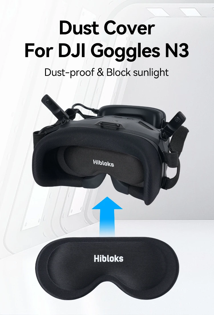 Hibloks for Neo goggles N3 for Avata 2 N3 sponge eye mask dustproof sunshade le