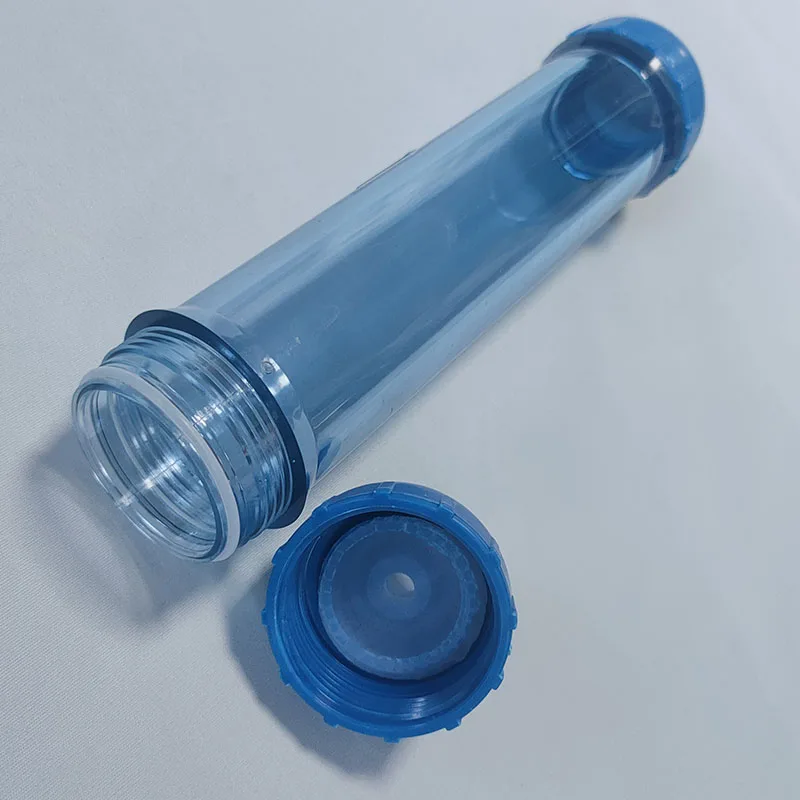 1PCS T33 WATER FILTER Cartridge Housing DIY T33 Shell Filter Bottle 2pcs Fittings Water Purifier For Reverse Osmosis System Ro Water Filter Cartridge