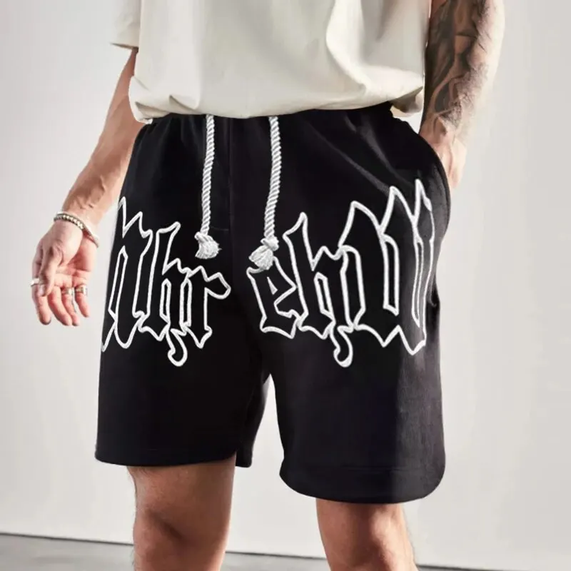 Sports shorts Men's summer loose large size American basketball pants