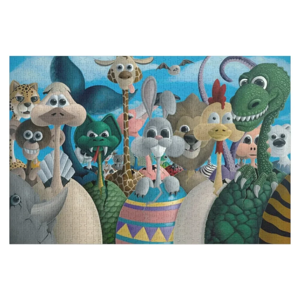 

Eggs Hatching with Cute Animals Jigsaw Puzzle Baby Toy Personalized Puzzle