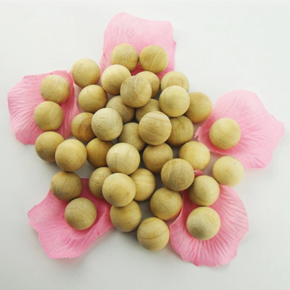 Natural Cedar Balls for Clothes Storage 100PCS