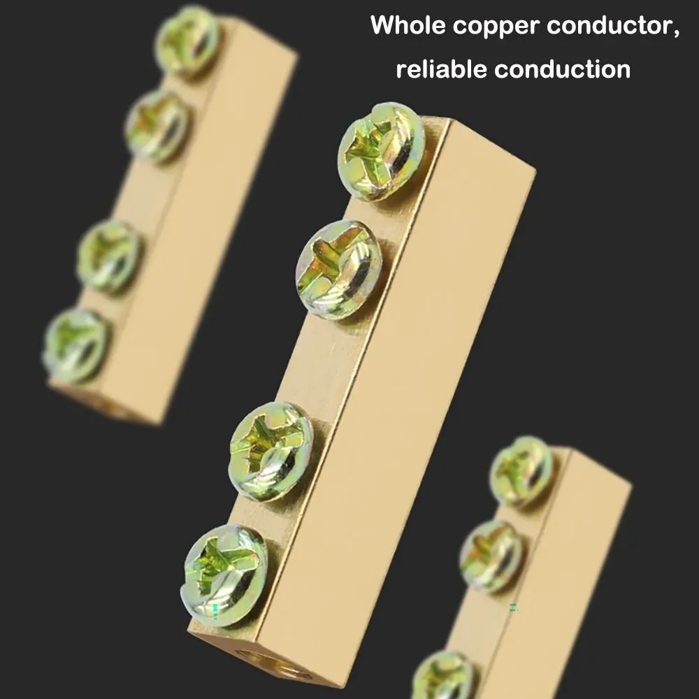 Brass High Power Electrical Cable Splice Splitter Connector