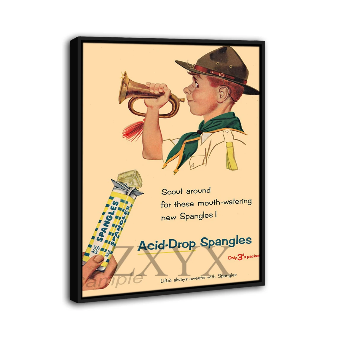 

Винтажные блестящие конфеты в форме капли с кислотой, плакат в рамке, печать, домашний декор, настенное искусство