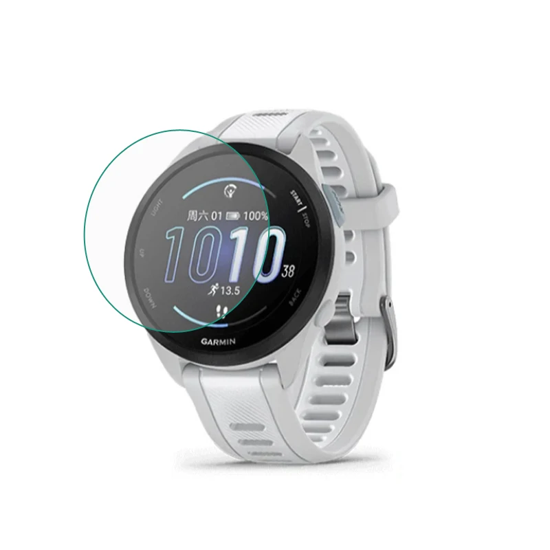 

Прозрачная защитная пленка из твердого стекла для смарт-часов Garmin Forerunner 165/протектор экрана для музыки, аксессуары для смарт-часов Fr165