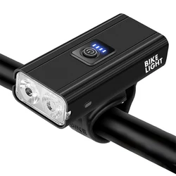 USB Rechargeable T6 LED Bicycle Front Lamp with 6 Lighting Modes (BK04)