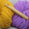 250g DIY Chenille Yarns Wool Hand Knitting Blanket Cushion Chunky Super Thick Soft Warm Stick Needle Crochet Yarn Scarf Hat Line 1