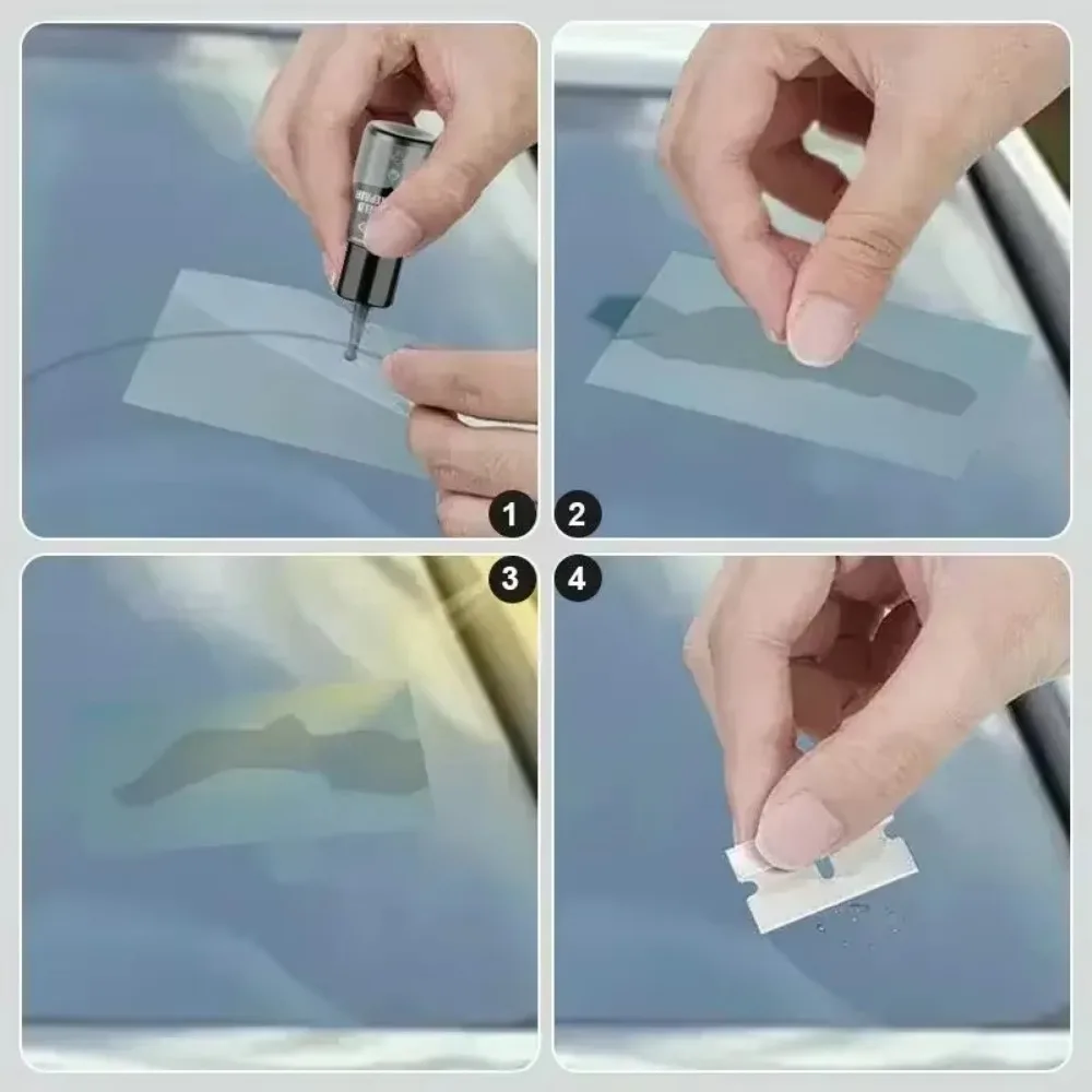 Windscreen Scratch Crack Restore Fluid Glass Curing Glue Car Accessories Car Windshield Crack Repair Fluid Window Repair Resin car glass repair