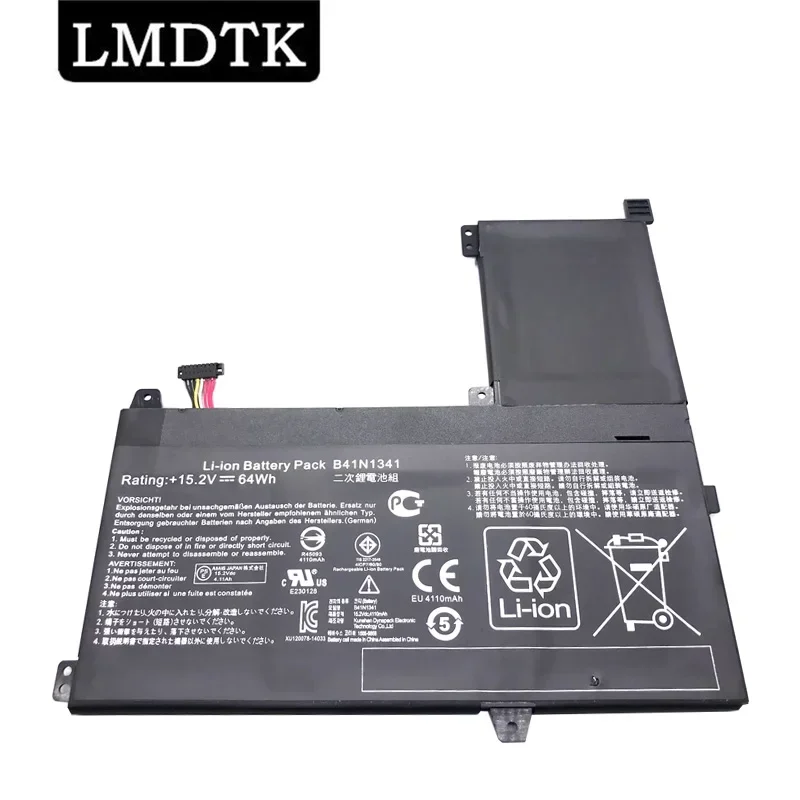 LMDTK Nouvelle BRivière N1341 Batterie D'ordinateur Portable Pour ASUS Q502 Q502LA Q502LA-BBI5T12 Q502LA-BBI5T14 Q502LA-BBI5 15.2V 64Wh