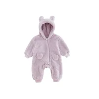 Baby Strampler Fleece Overall für Jungen & Mädchen Herbst – Bild 4