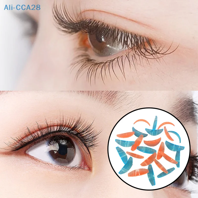 

6 пар/коробка, силиконовые накладные ресницы