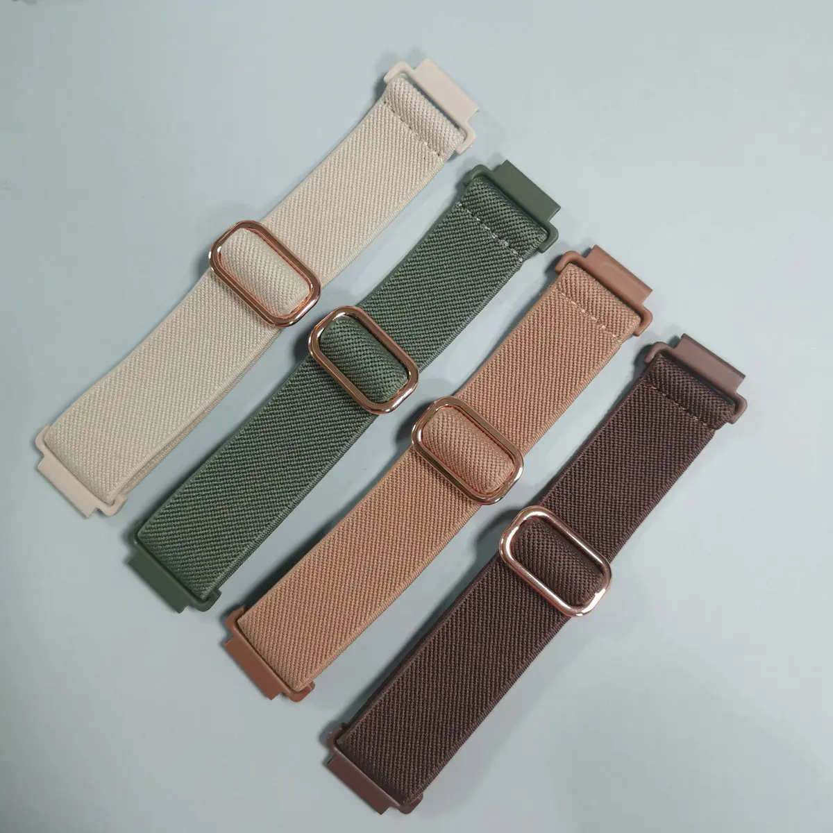 Elastic Nylon Loop Wristband Bracelet, 20/22mm Watch Band