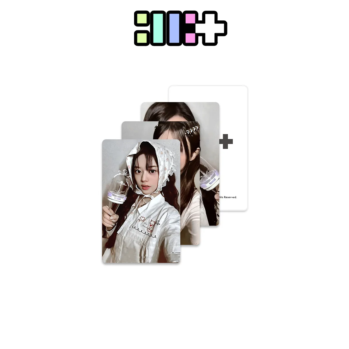 5Pcs/Set ILLIT Idol Girl Lightstick Cards HD Printd