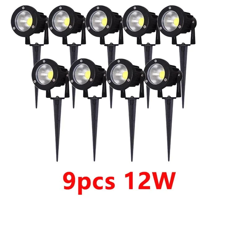 12W Spike 9PC,Warm White 3000K