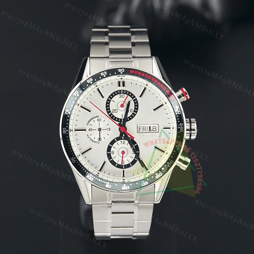 

2023 New Men Day Date 43mm dual calendar Stainless Steel Automatic Mechanical Watch Classic Retro Watches Stainlessless