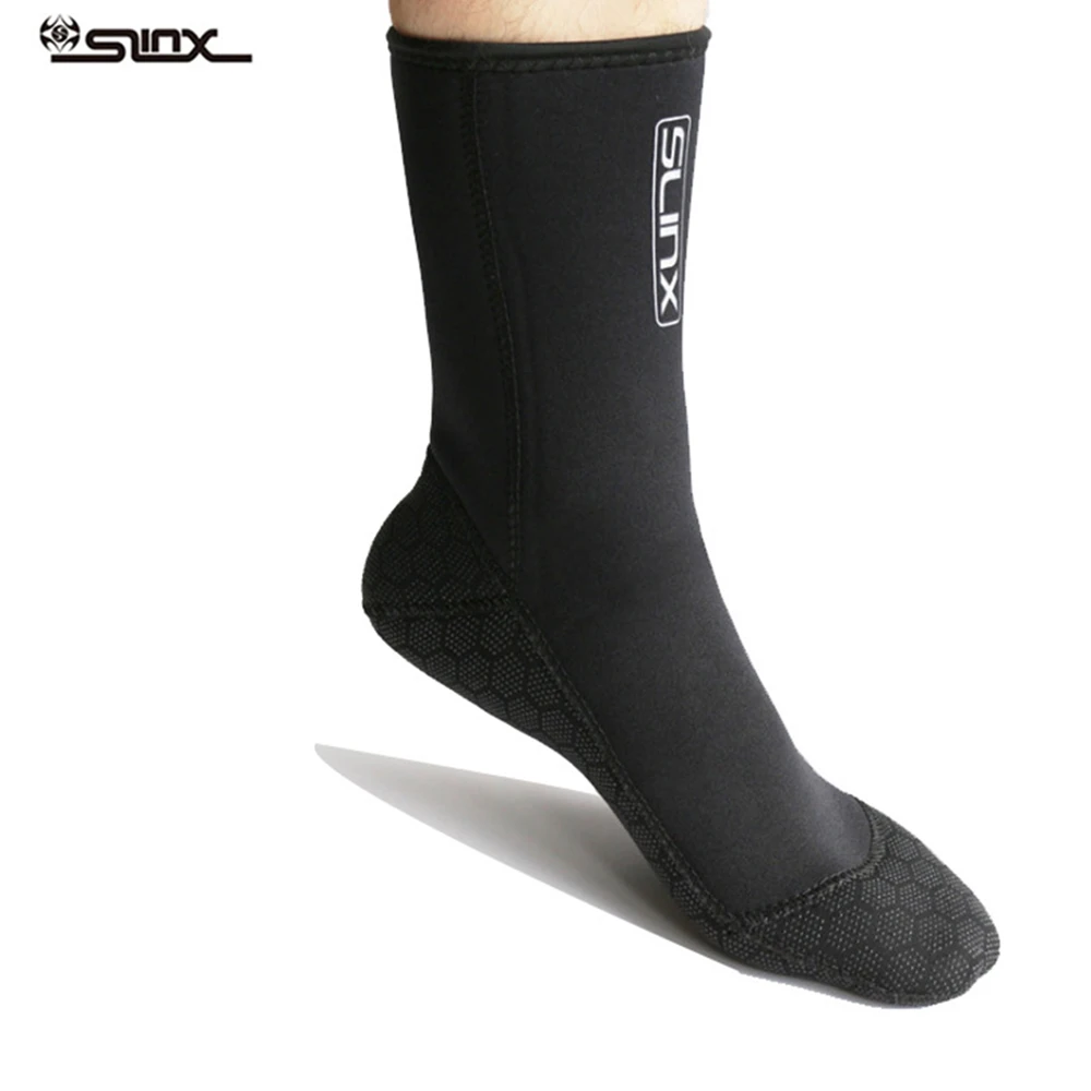 

3MM Neoprene Diving Socks Super Elastic Non-Slip Diving Fins Anti-Wear Ankle Socks Surf Diving Warm And Cold Socks S-XL 2023