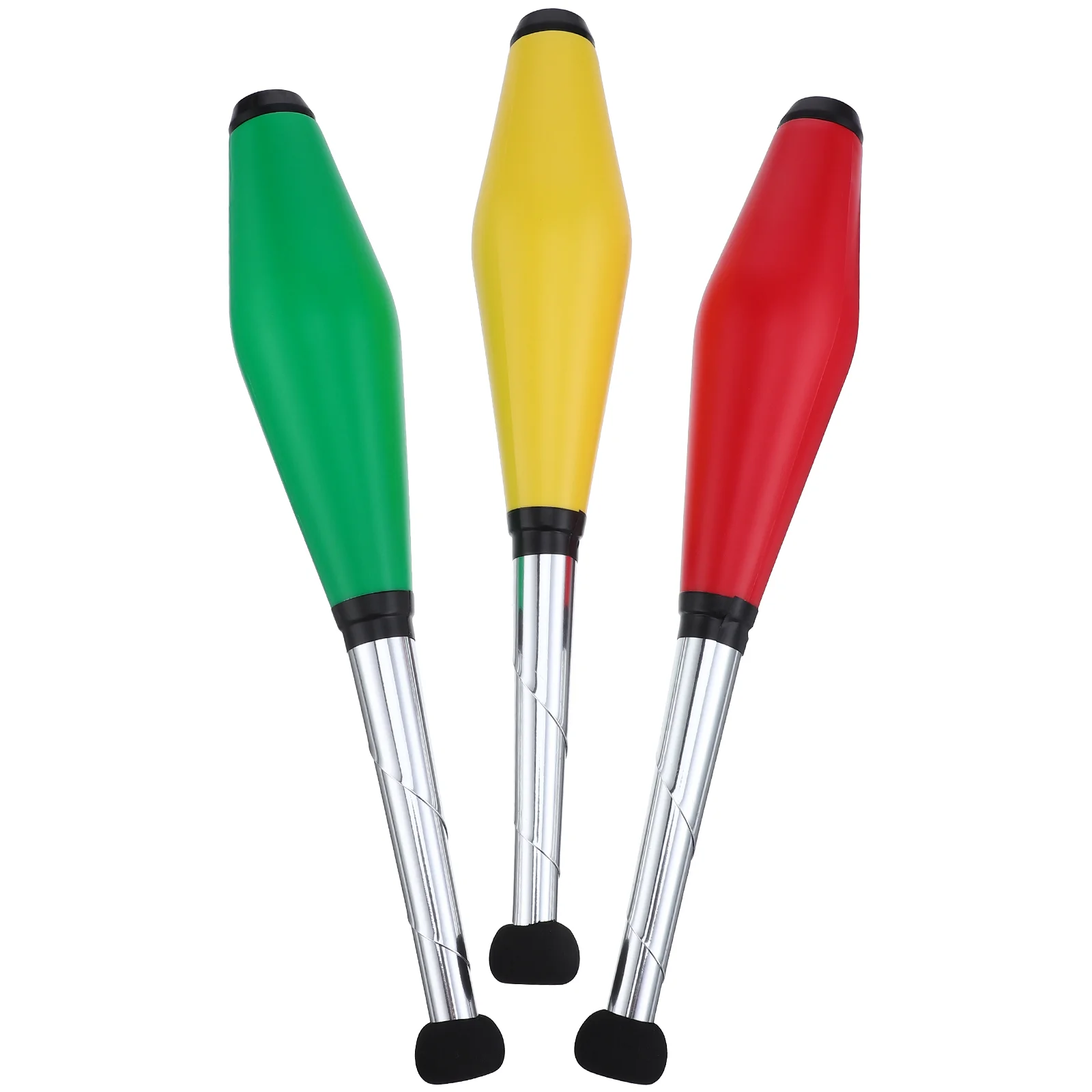 

3 Pcs Juggling Stick Yellow Green Red Clubs For Kids Adult Training Sticks Aldult Beginner Juggling For Adults Child