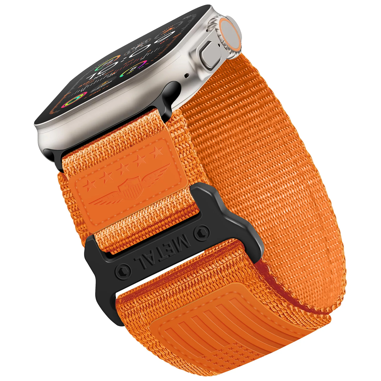 Premium Sport Woven Nylon Strap and Leather Bracelet