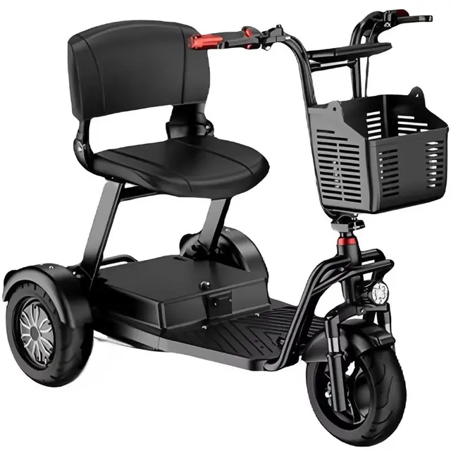 Scooter de mobilité pliant Mini pour personnes âgées handicapées famille puissant Scooter électrique 3 roues avec siège Tricycle électrique adultes 1