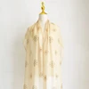 Flower Chiffon Ribbon Traditional Chinese Ancient Dance Costume Opera Streamer Hanfu Long Shawl Dance Flowing Silk Scarf 2