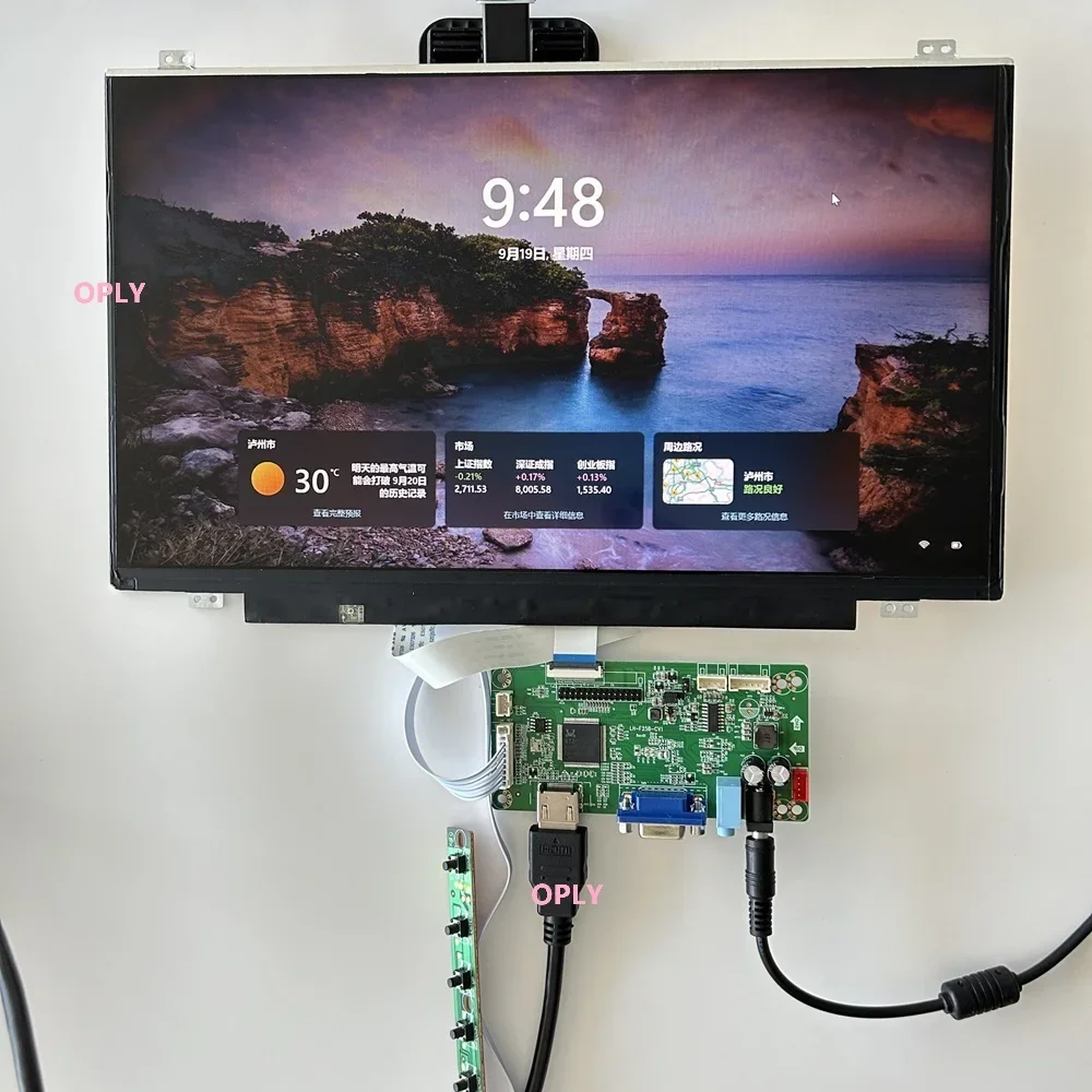 N173FGE-E23 N173FGE-E13 용 EDP 컨트롤러 보드 키트 17.3 1600X900 LED 패널 화면 IPS 모니터 HDMI 호환 VGA