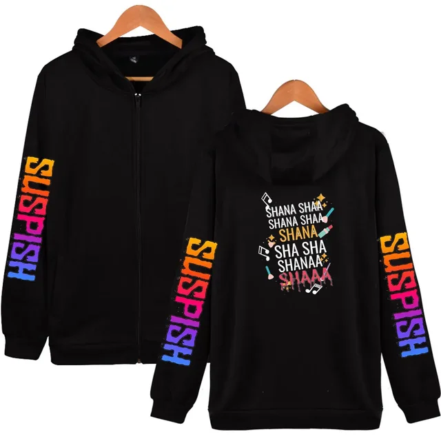 Bailey Sarian Suspish Zip Up Hoodie Women Men Harajuku Sweatshirt