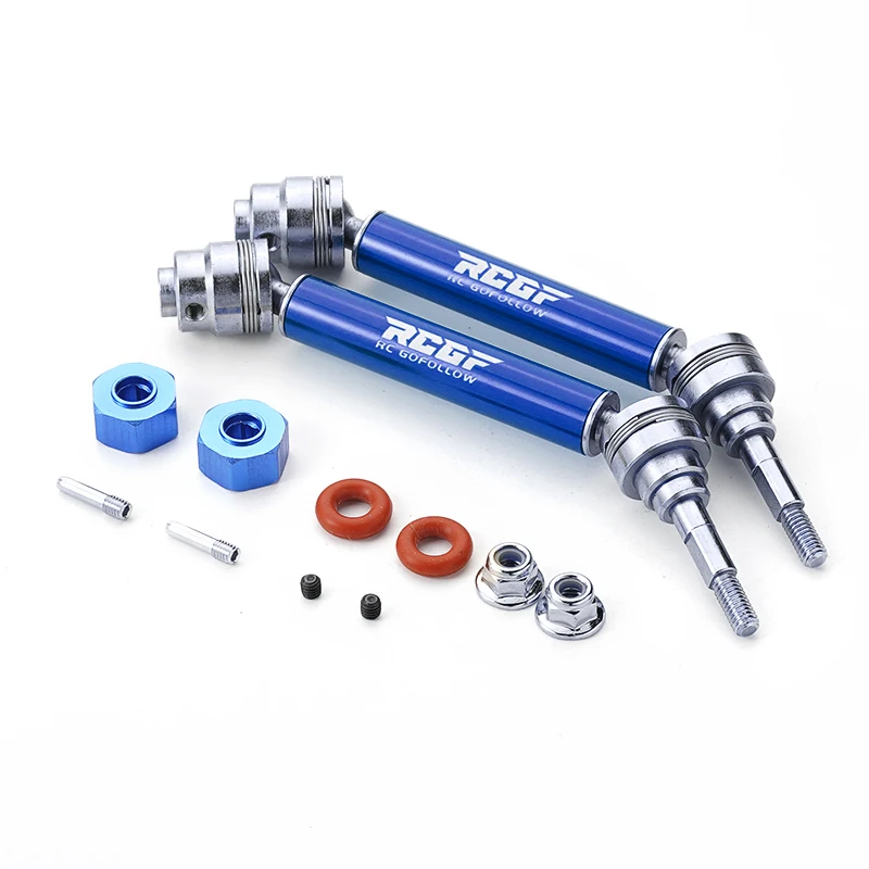 

RCGOFOLLOW Aluminum Alloy Spline Design Universal Drive Joint Rc Universal Drive Joint For 1 10 TRAXXAS SLASH 4x4 Black