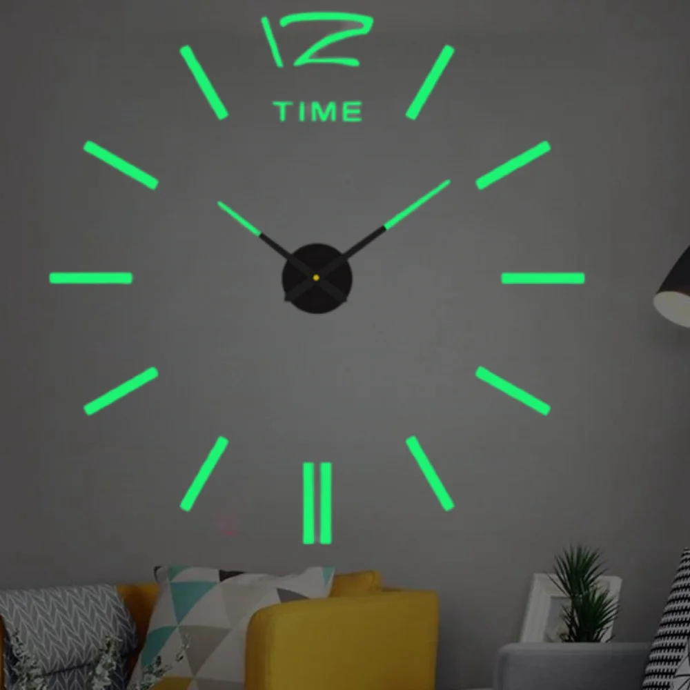 3D Luminous Wall Clock 3