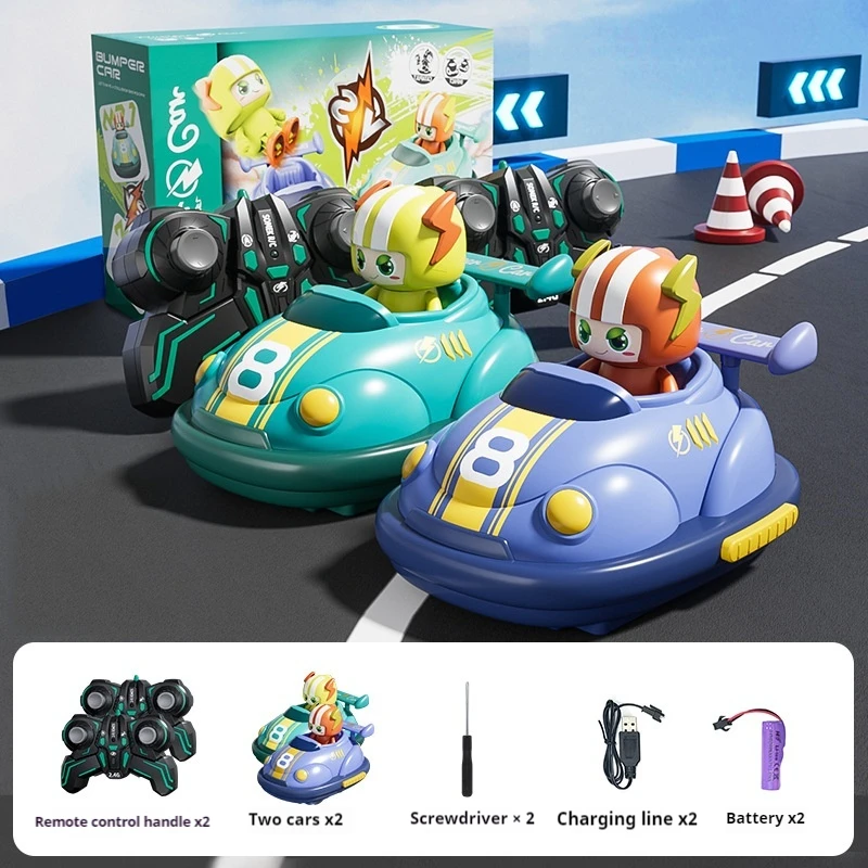 Battle Ejection Bump Kart Children'S Remote Control Car Toy Spray Bumper Car Multiplayer Competitive Drift Car Kid Boy Toys Gift 5